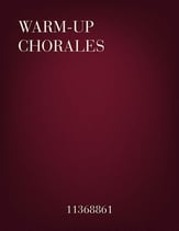 Warm-Up Chorales Orchestra sheet music cover